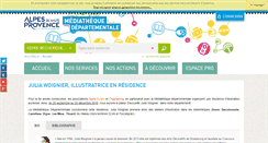 Desktop Screenshot of mediathequedepartementale.cg04.fr